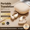 Smart Translation Bluetooth Headset - Smart Open Wireless Headset Large Capacity Private Mold