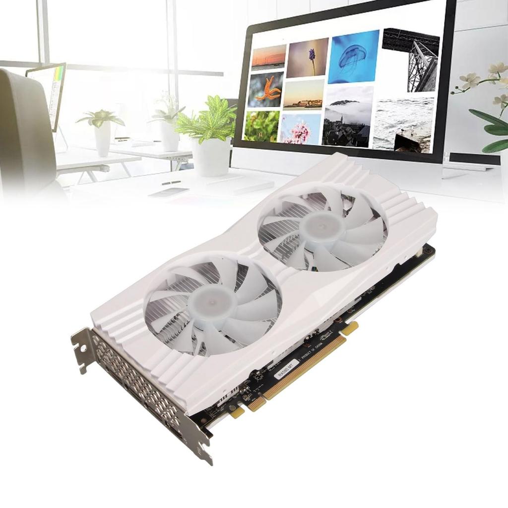 8GB Grafikkarte, Dual-Lüfterkühlung, 256-bit GDDR6 1284MHz7000MHz GPU Grafikkarte, PCI Express 3.0, für Gaming-PCs und Desktops