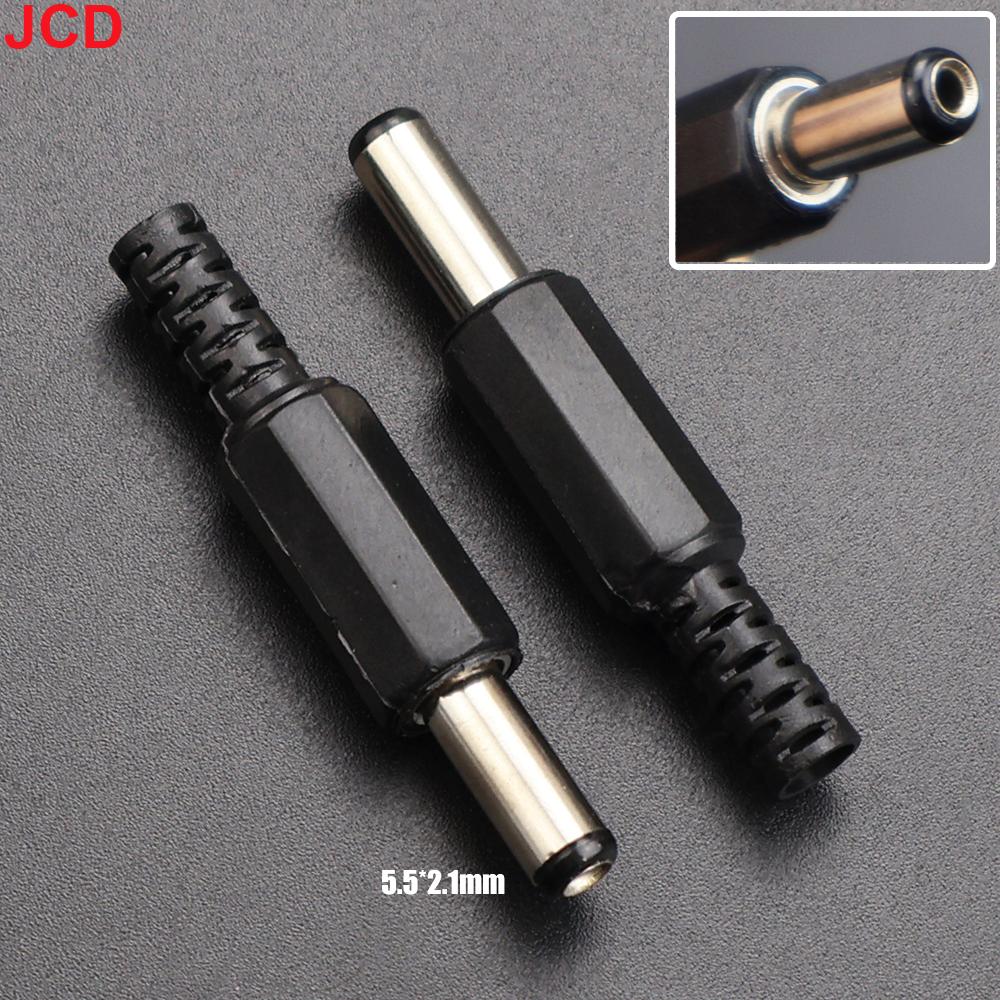 

JCD 5/10pcs DC Power Plug 2.5x0.7mm 3.5x1.35m 5.5x2.1mm 5.5x2.5mm DC Connector Male Adapter Charging Solder Plug Jack 10pcs