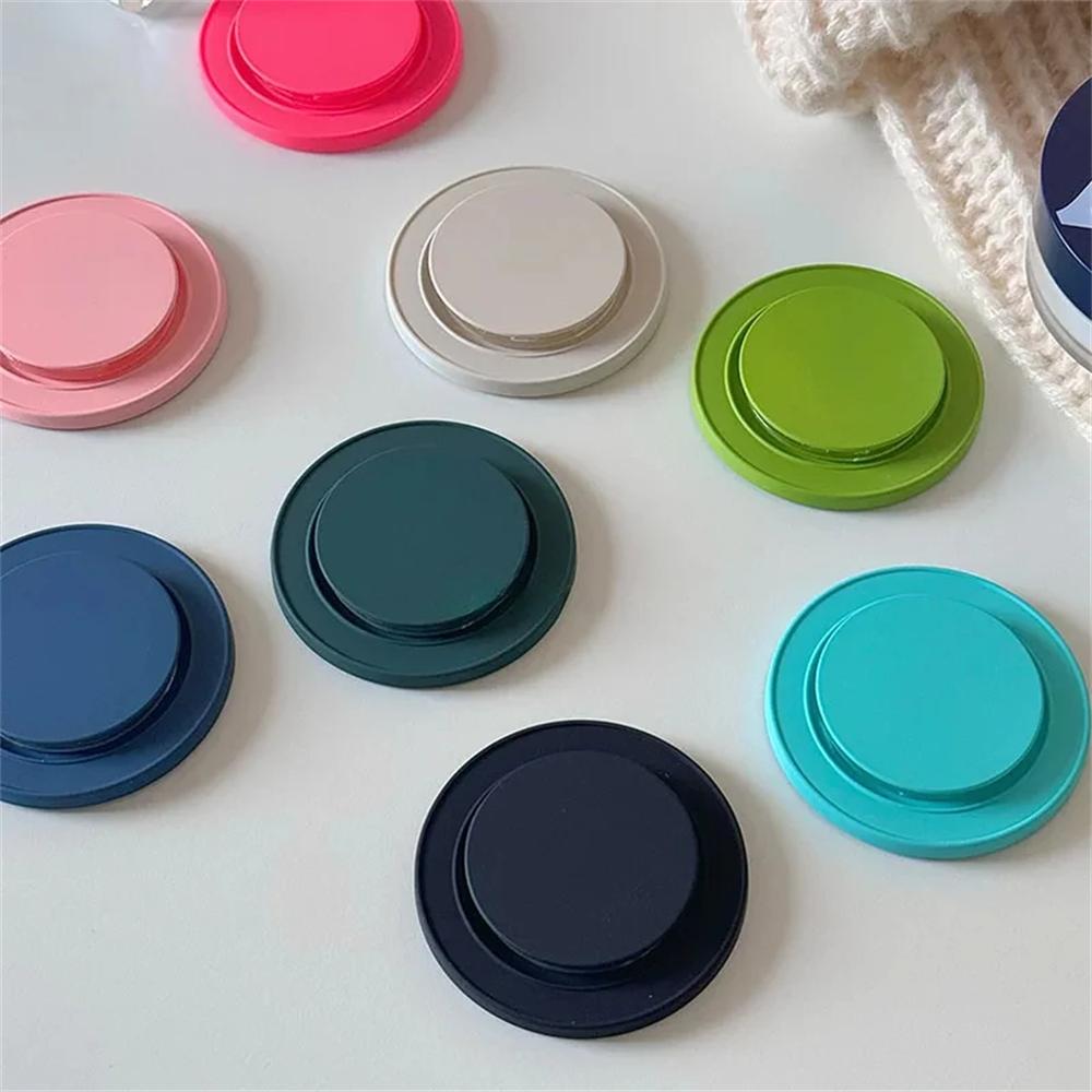 INS Candy Color Matte Holder For Magsafe Phone Griptok Magnetic Grip Tok Stand For iPhone 16 Wireless Charging Case Bracket