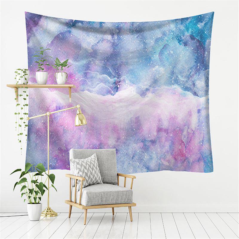 New Forest European-American Landscape TV Background Wall Tapestry - Polyester Decorative Hanging Cloth