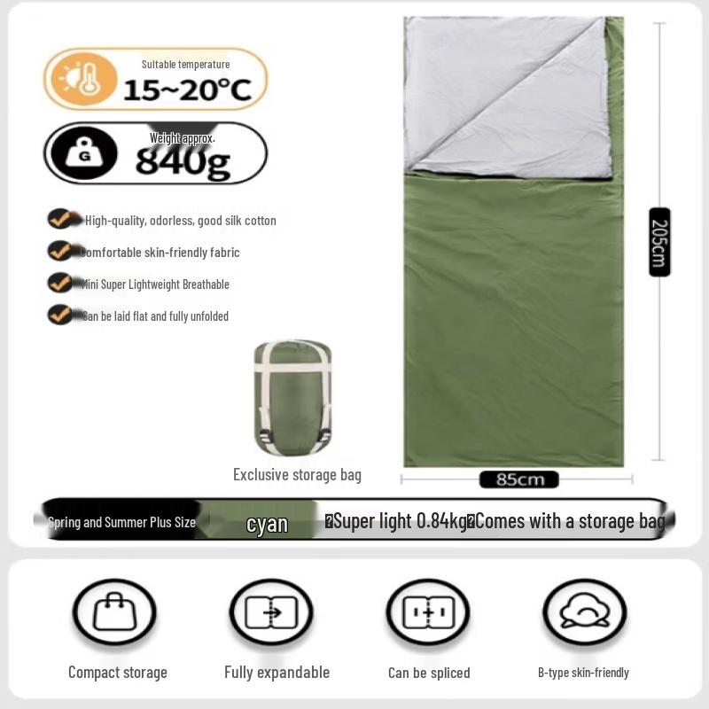 Li Shen Adult Camping Connectable Sleeping Bag