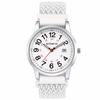 Unisex Elastic Wristwatch with 24-Hour Calendar, Quartz Movement, Analog, Large Numerals, Braided Design, Adjustable.