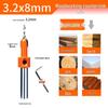 High-Speed Steel Woodworking Countersink Drill Bit for Wood Screws, Hole Opening, and Step Drilling