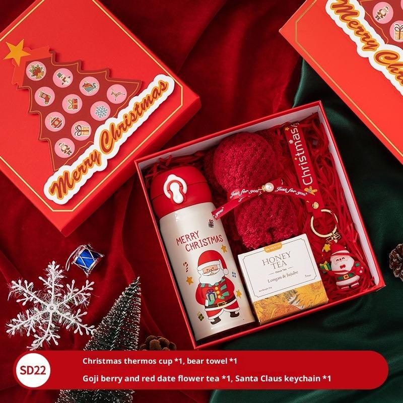 Festive Thermos Tumbler Gift Set - Perfect Christmas & New Year Present Student &Corporate& Friends New Year Presents Family Party