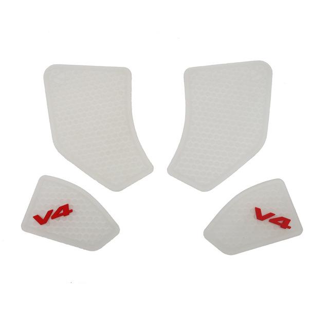 For Ducati Fuel Tank Grip Pads Knee Traction V4 Panigale V4S Streetfighter V4 S 2025 2020 2019 2018 Anti-slip Fuel Tank Sticker