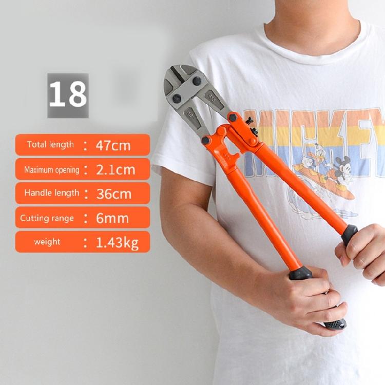 14/18 Inch Bolt Cutter Heavy Duty Thicken Wire Cutting Pliers Cut Lock Chain