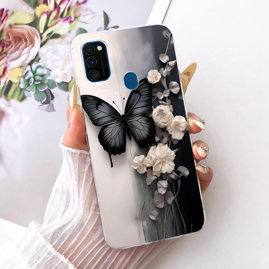 For Samsung Galaxy M21 Case SM-M215F New Fashion Painted Cover Soft Silicone Case For Samsung M21 2021 M 30 s Galaxy M30s Fundas
