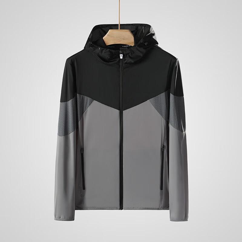 Giacca con cappuccio unisex a tripla polarità in seta ghiacciata protezione solare TP1843