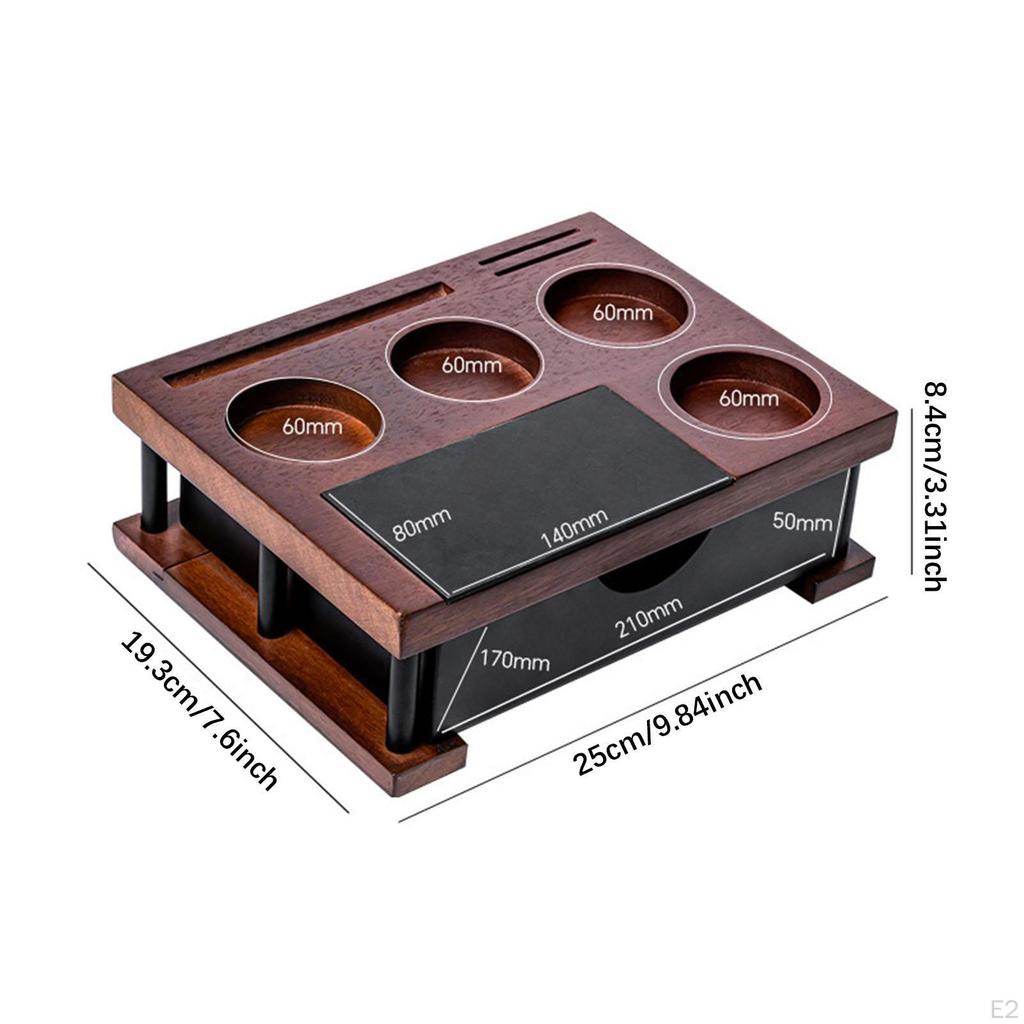 Coffee Tamper Holder for Espresso Station, Organizer Bar Accessories
