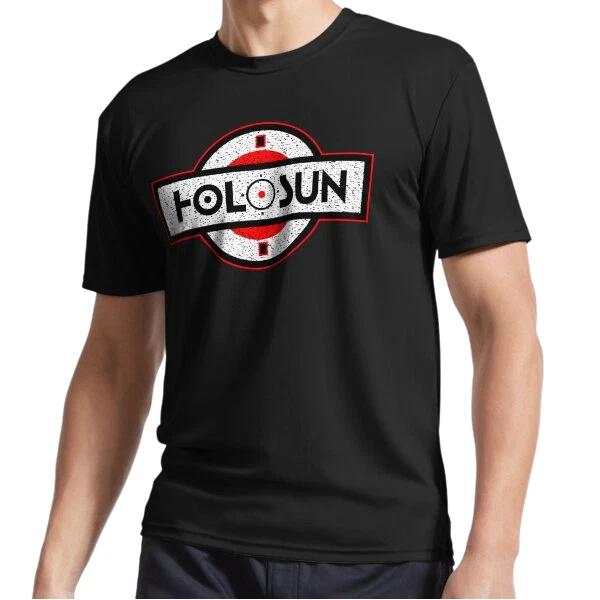 New Holosun Red Dot Scope Sight Badge Patch Logo T-Shirt Funny S to 5XL