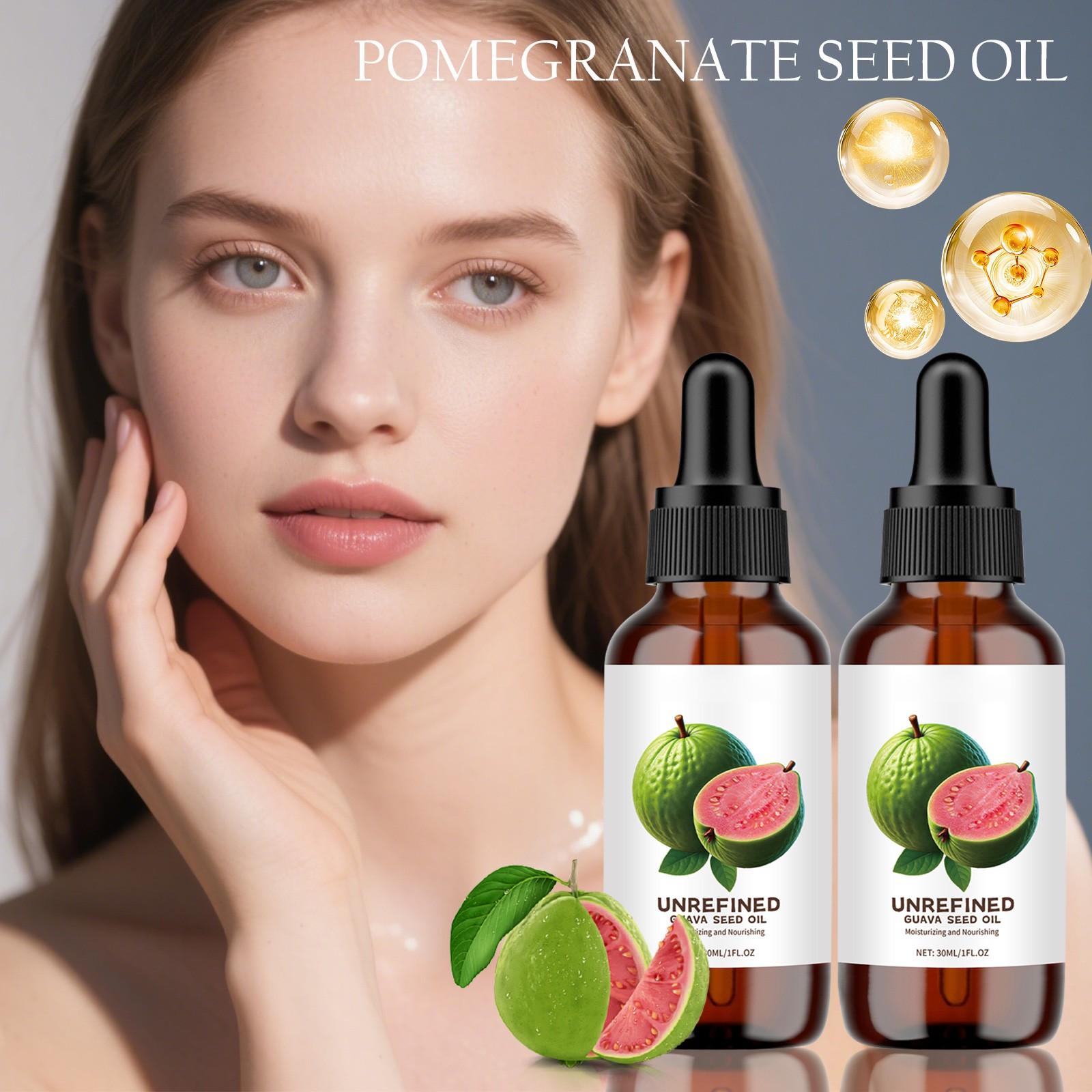 

Натуральное масло семян гуавы, успокаивающее массажное масло для кожи и волос, увлажняющее масло для сияющей кожи и устранения сухости, 30 мл(1шт) One Size