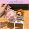 Cute Plaid Pajamas Nien Lion Cartoon Plush Toy Pendant For Bag Accessories And Gifts
