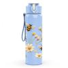 1PC Daisy Dry Wildflower Bouquet Print 750ml Color Plastic Sports Water Bottle Leakproof Flip Straw Lid Suitable for Sports Office Home Use