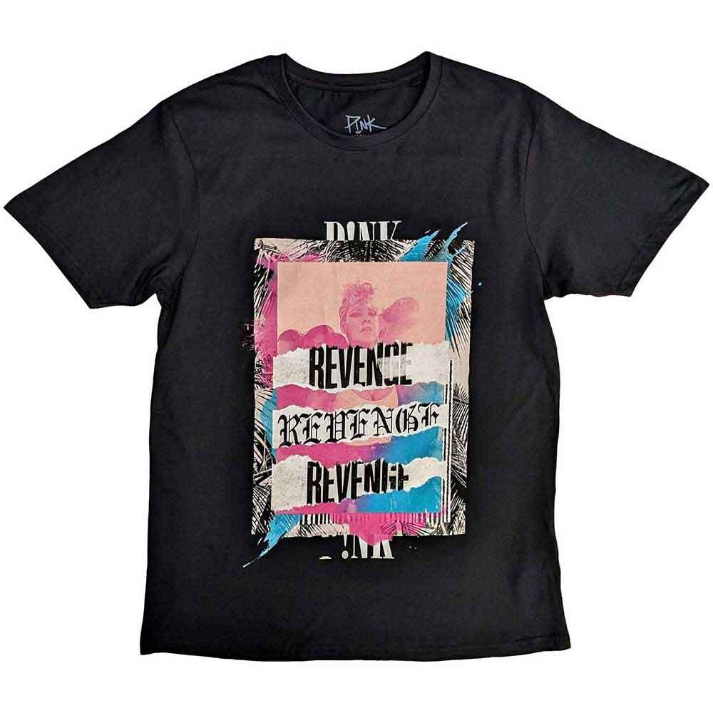 Pink Revenge T-Shirt Black New XXXXL