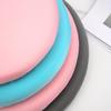 Open Round Ice-slip Fiber Fabric Memory Seat Cushion for Office and Home Use, Rebound Seat Cushion for All Seasons