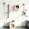 Bite Resistant Cat Scratch Rope Wear Resistant Cat Wall Rope Rack Funny Cat Climbing Shelf  Home