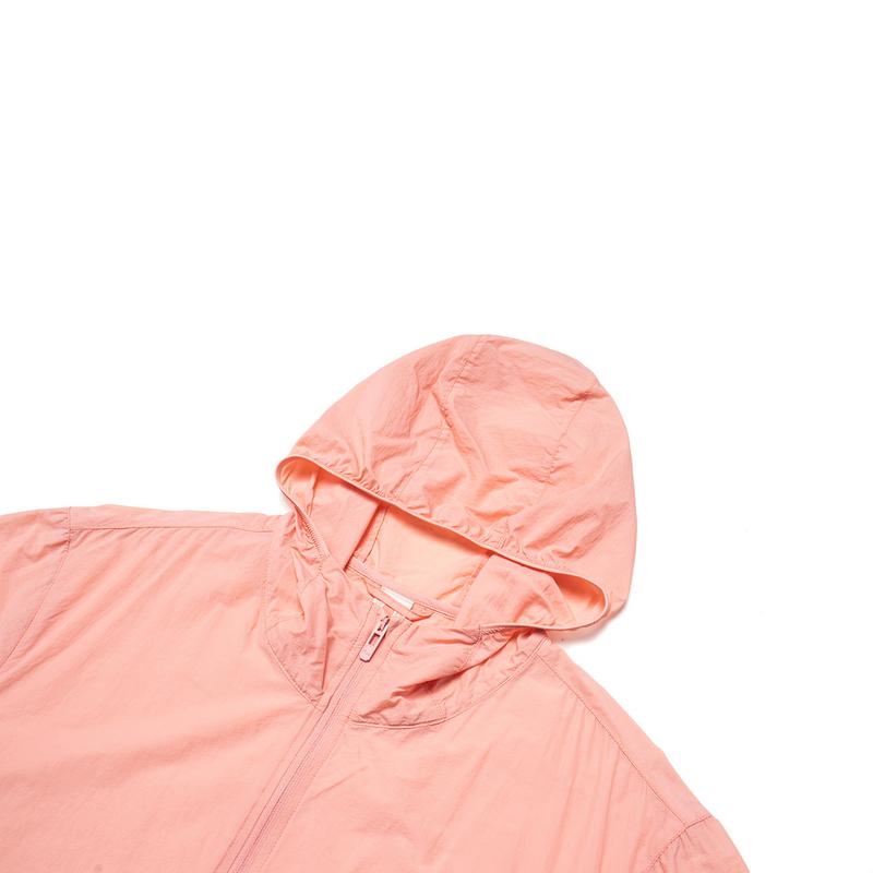 Li Ning China Color Series Ultralight Breathable Cool Technology Zip-Up Hooded UPF50+ Sun Protection Jacket Men Jacket Tea-Flower AFDU361-7