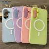 Candy Color Magnetic Phone Case for For Samsung Galaxy A17 A16 A15 A26 A36 A56 A25 A35 A55 A54 5G A07 A06 A05 A05S Matte 2 IN1 Cover