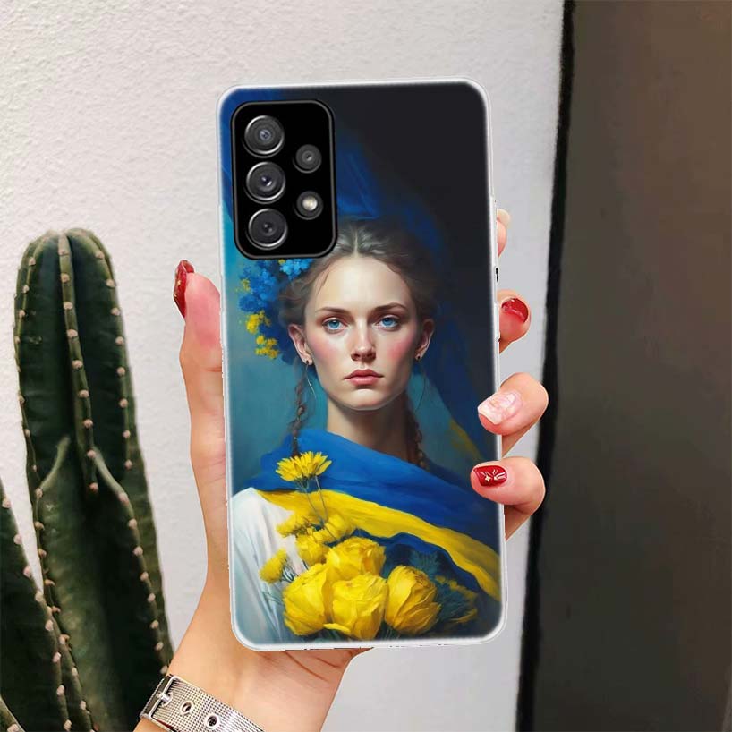 Ukraine Beautiful Art Girls For Samsung Galaxy A15 A14 A13 A12 A55 A54 A53 A52 Phone Case A32 A35 A34 A33 A25 A24 A23 A22 A04S A