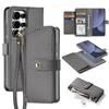 Wallet Case for Galaxy S25 Ultra - Leather/PU, Gray