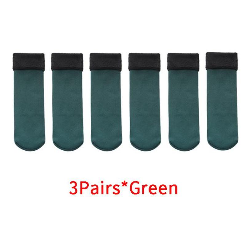1 o 3 Paia Calzini Termici Invernali Unisex Caldi Spessi Lana Cashmere Neve Calzino Senza Cuciture Velluto Morbido Stivali Pavimento Calzini per Dormire