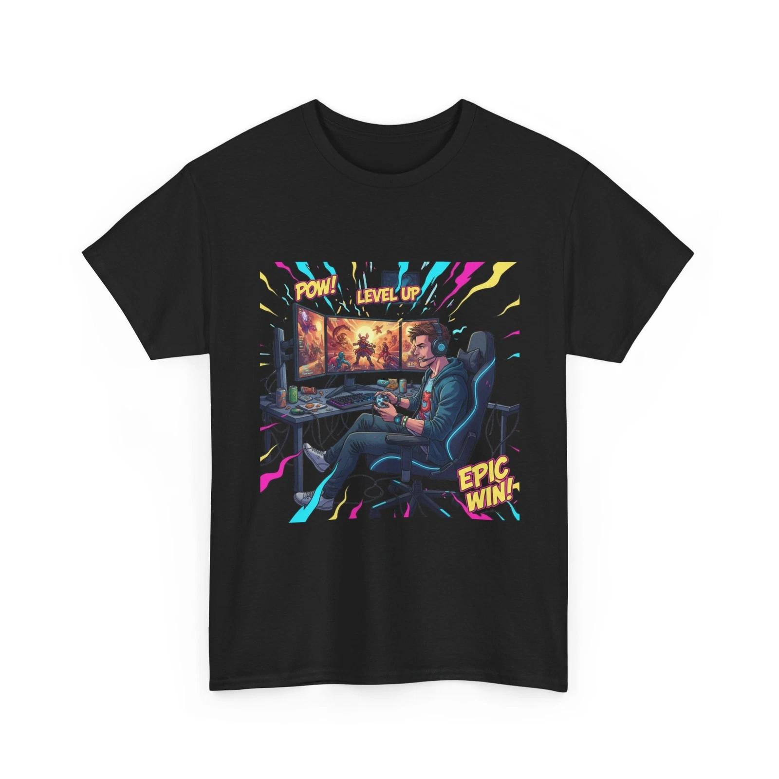 

Cool Gamer Setup Illustration Tee | PC Gaming Controller, Epic Win, Fun Games M