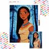 Pocahontas Diamond Painted Mosaic Art Painting Kit Handmade DIY Gift Home Decor