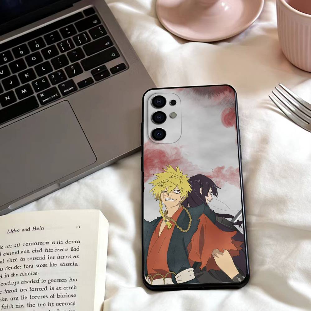 HOT H-Hell's Anime Paradise Phone Case For Samsung S25,24,23,22,30,21,10,9,Ultra,Plus,Lite,FE,4,5 G Soft Black Case