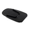 1pc Black Universal Motorcycle Plastic Side Stand Moto Bike Kickstand Non-slip Plate Side Extension Support Foot Pad Base