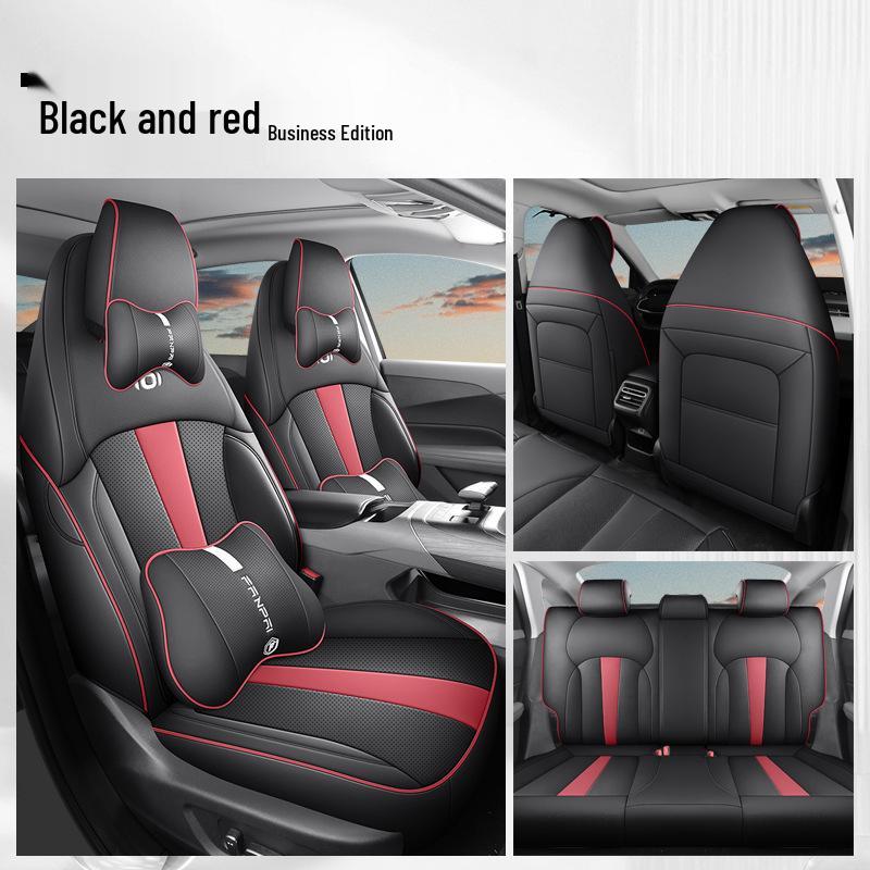 Qiyuan A05 Universal Leather Car Seat Cushion for Five Seats (All Seasons)
