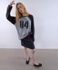 ASURA Collecting 04 Loose Raglan T (Melange Grey+Vintage Black)