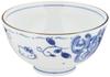 Sanrio Blue and White Rice Bowl with Blue Rose 11cm Perfect As a Gift for or Any Other Dishwasher and Microwave Made In Product Number 307131 "Hello