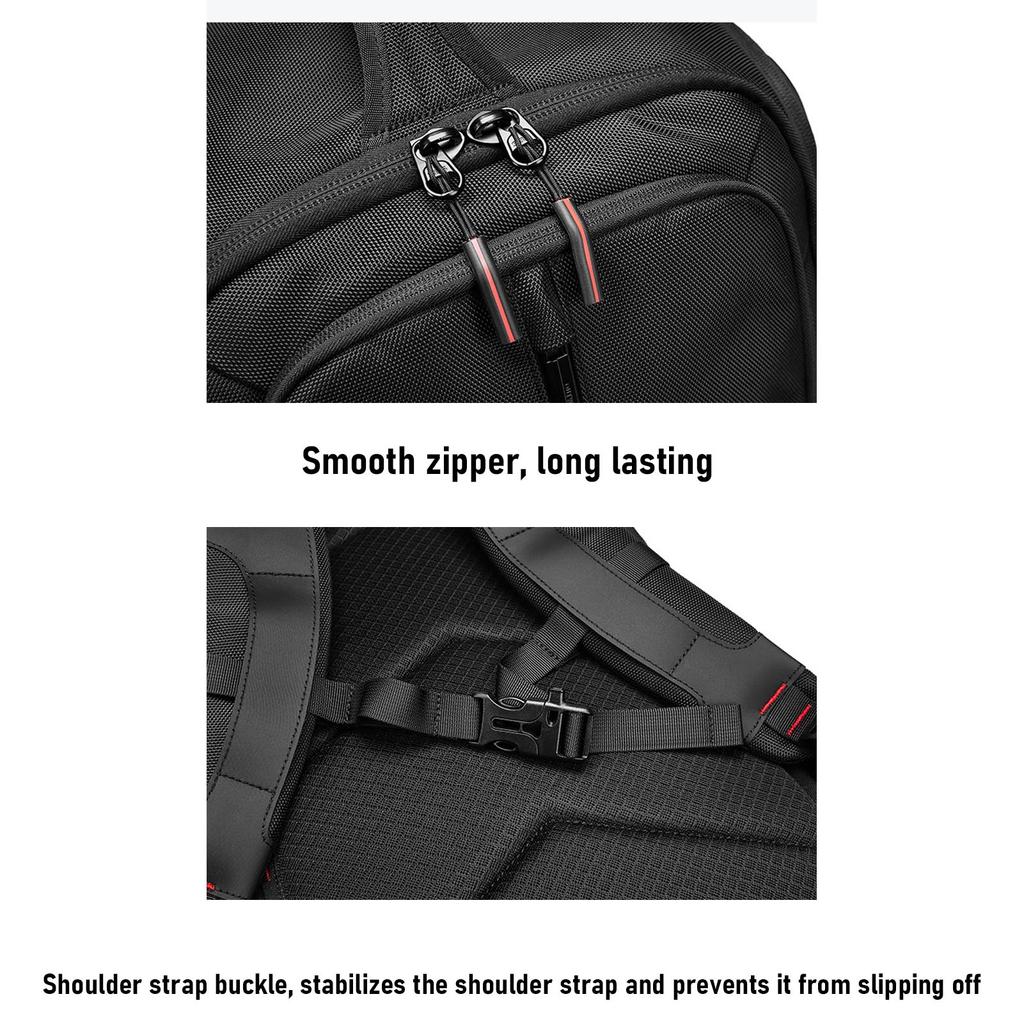 19 Inch Backpack Rain Proof Large Capacity Men Bag with Compartments for Outdoor Travel