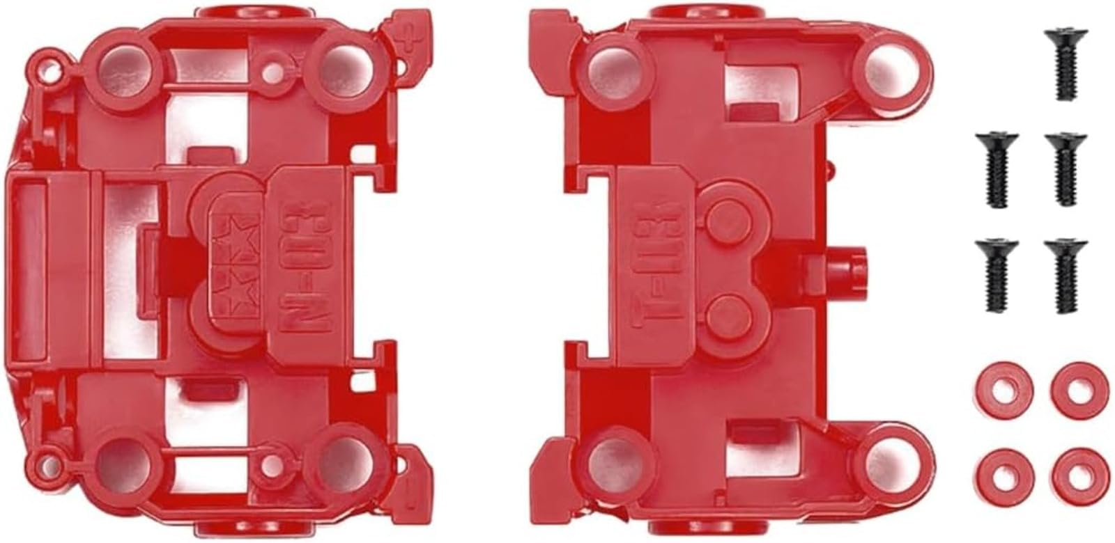 

Tamiya Mini 4WD Special Edition Bumperless Unit 95696 N-03/T-03 (Red)