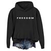 Kvinners uformelle motetrykk Langermet sweatshirt med hette