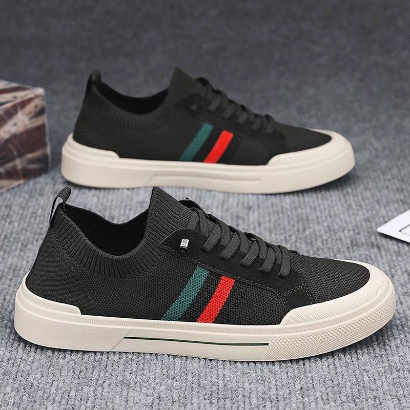 Fashion Sneakers for Men Luxury Light Mesh Breathable Outdoor Walking Loafers Male Flats Men‘s Casual Shoes Zapatos Para Hombres
