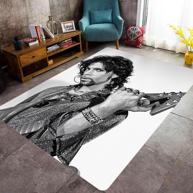 Prince's Iconic Guitar Artistry carpet Living room and bedroom mats floor mats Art Bathroom mat Room