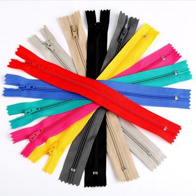 10pcs/bag 20cm Color Nylon Zipper For General Household Life Hand-Sewing Clothing Accessories
