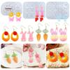 Pendant Making Cute Easter Silicone Mold Non-toxic DIY Crafts Rabbit Egg Epoxy Mold Reusable Non-stick Jewelry Mould Household