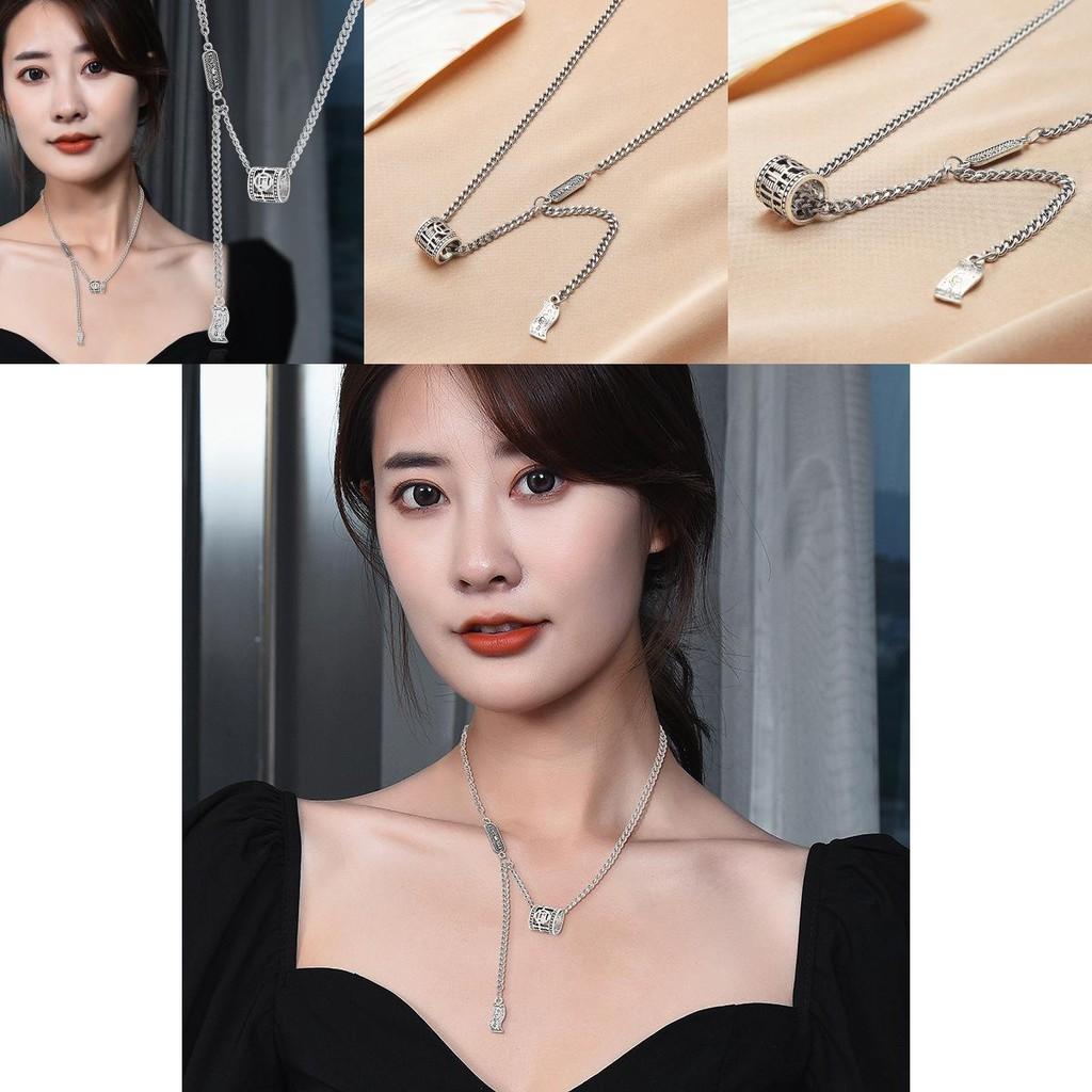 Titanium Steel Fashionable Hip Hop Letter Necklace For Women Unique Piece Jewelry