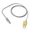 Abgastemperatur-Thermoelement mit freiliegender Spitze & K-Typ-Stecker, 1 Meter Länge, 0-1250 ℃, Langlebig