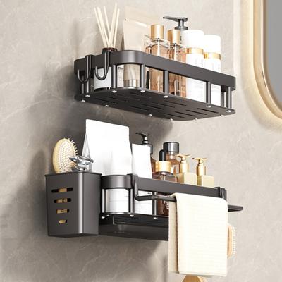 Kitchen Sink Rack Organizer with Chopstick Holder Strong Load-bearing Easy To Install Punch-Free Kitchen Wall Storage Shelf Sink Caddy