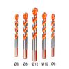 5pcs Orange Hard Alloy Overlord Diamond 4/5/6/8/10/12mm Ceramic Tile Perforated Wall Drilling Tool Drill Bit Set