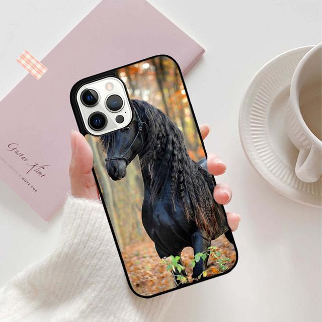 

Чехол для телефона HORSE BEAUTIFUL для iPhone 5 6 7 8 Plus X XR XS SE2020 Apple 11 12 13 mini Pro Max Galaxy S10 S20 S21 iPhone X or XS