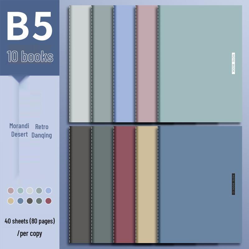 Neues großes Softcover-Notizbuch für Schüler - Mittelstufe bis Hochschulprüfungen