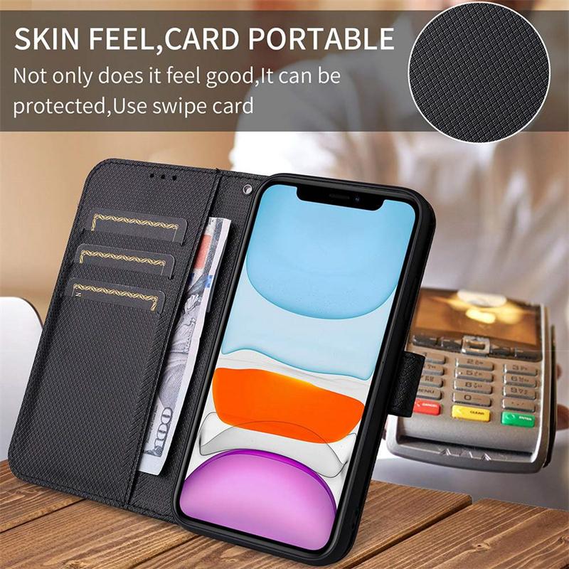 For Samsung Galaxy A07 / Galaxy A07S /A08 Case Diamond Pattern Card Slot Soft Silicone External Leather Support Function Flip Cover Attraction Closure