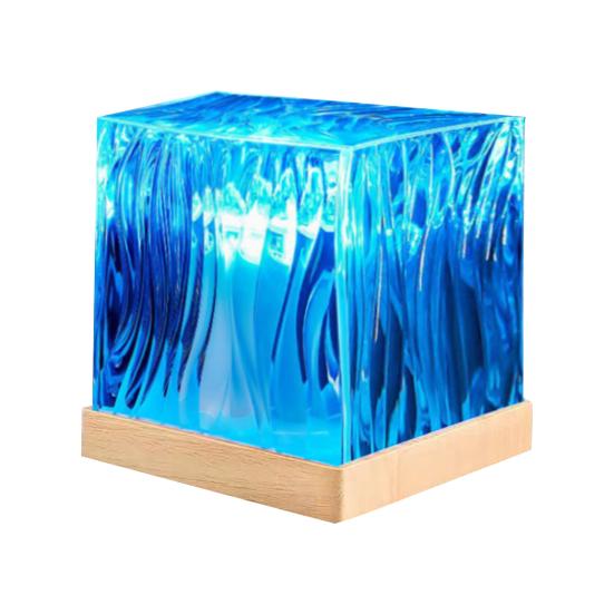 Aurora Projektor Nachtlicht Umgebungsbeleuchtung mit Fernbedienung Wiederaufladbar Tragbar Wasserwelleneffekt LED Lampe für Wohnzimmer Party Deko