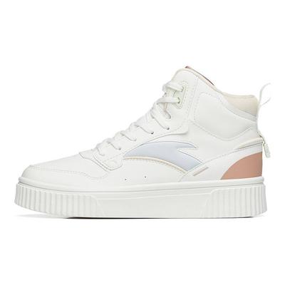 Life Collection Platform High Top Skateboard Shoes Women's White Gray 922248015-2