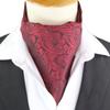 Pánská kravata Žakárová Květinová Paisley Pánská kravata Svatba Formální Ascot Šátek Samozavazovací Britský Gentleman Polyester Měkká kravata Luxusní